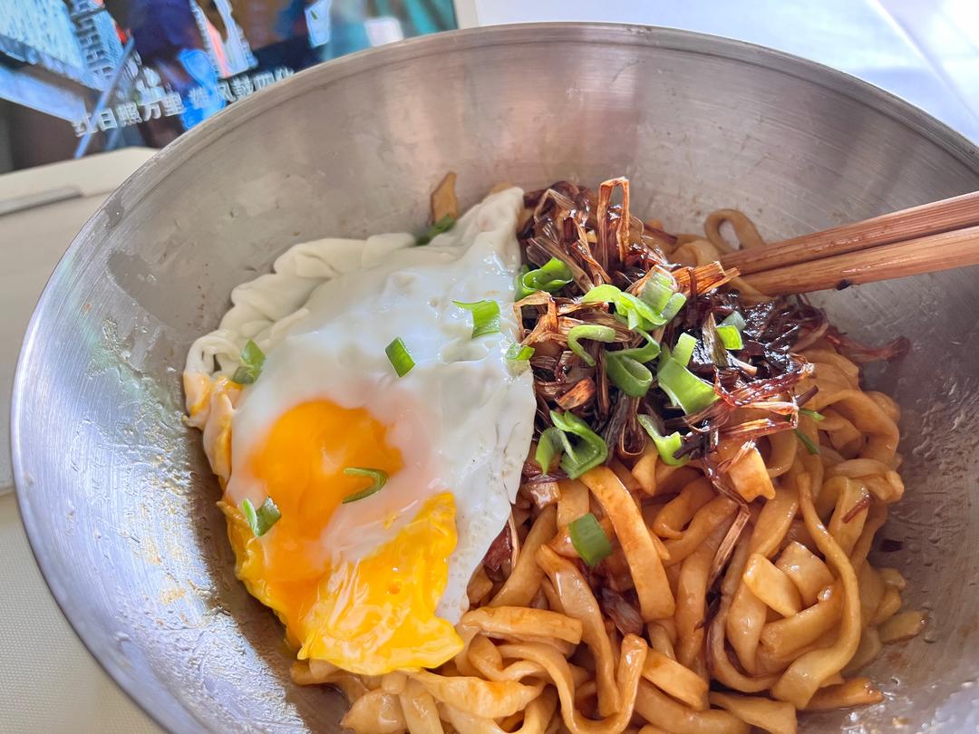 葱油拌面，手檊面