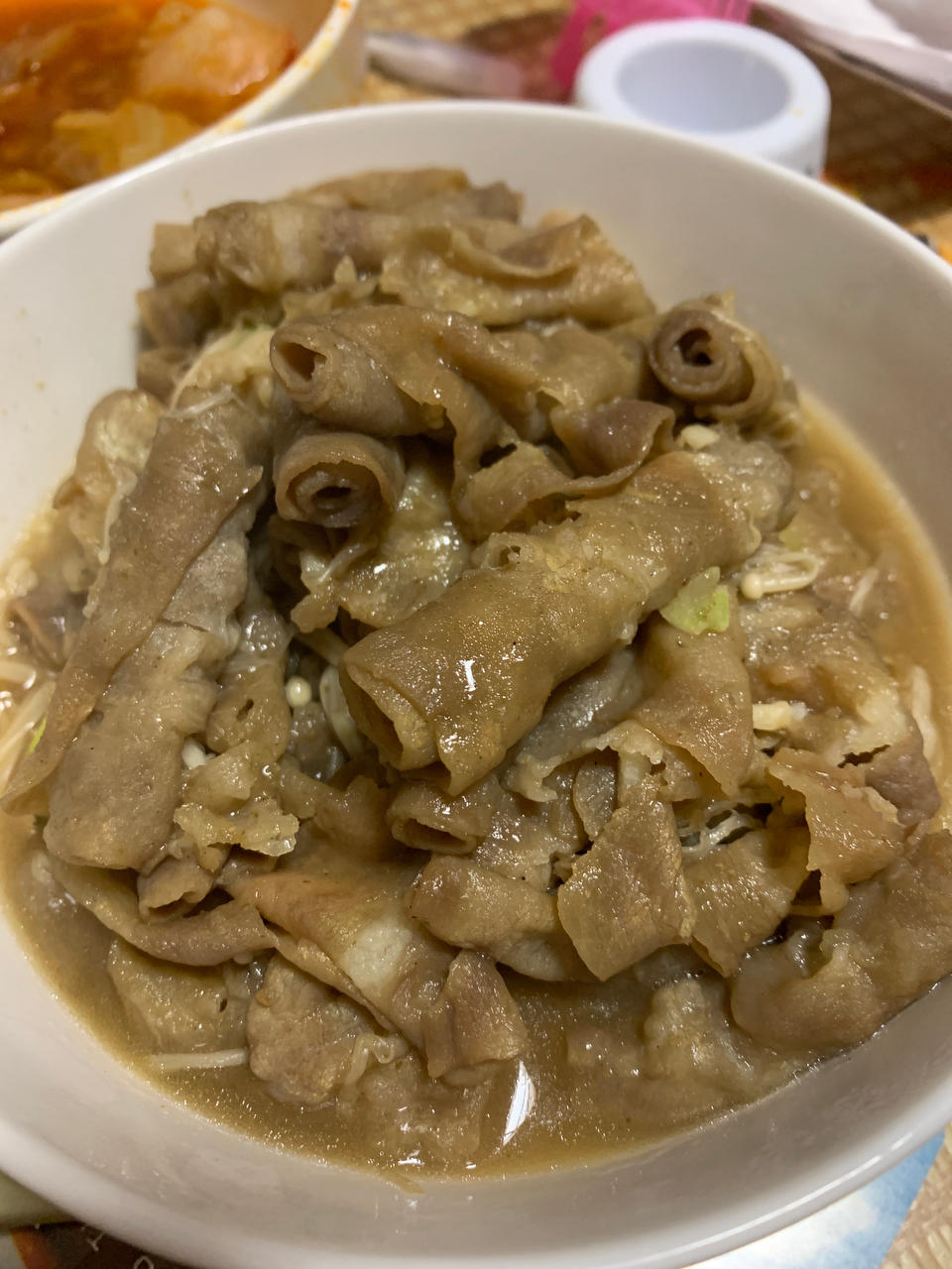 金针菇肥牛