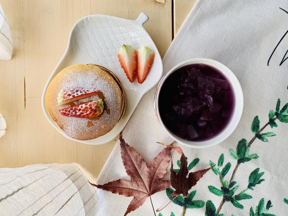 原味松饼Pancake。