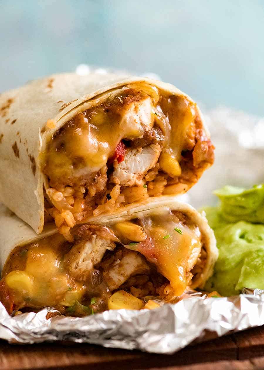 Chicken Burrito 一顿顶五顿的鸡肉墨西哥卷饼
