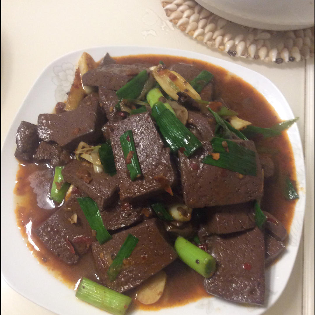 麻辣鸭血