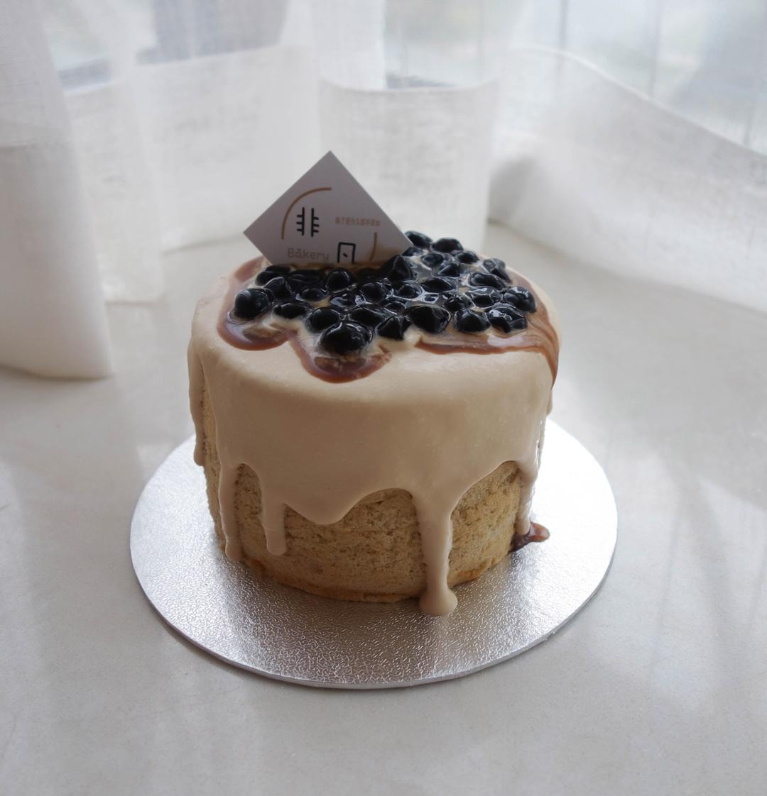 黑糖珍珠爆浆蛋糕