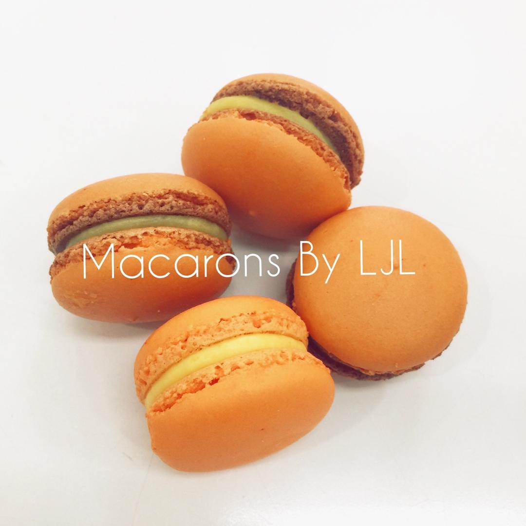 三个橙子意式马卡龙教程