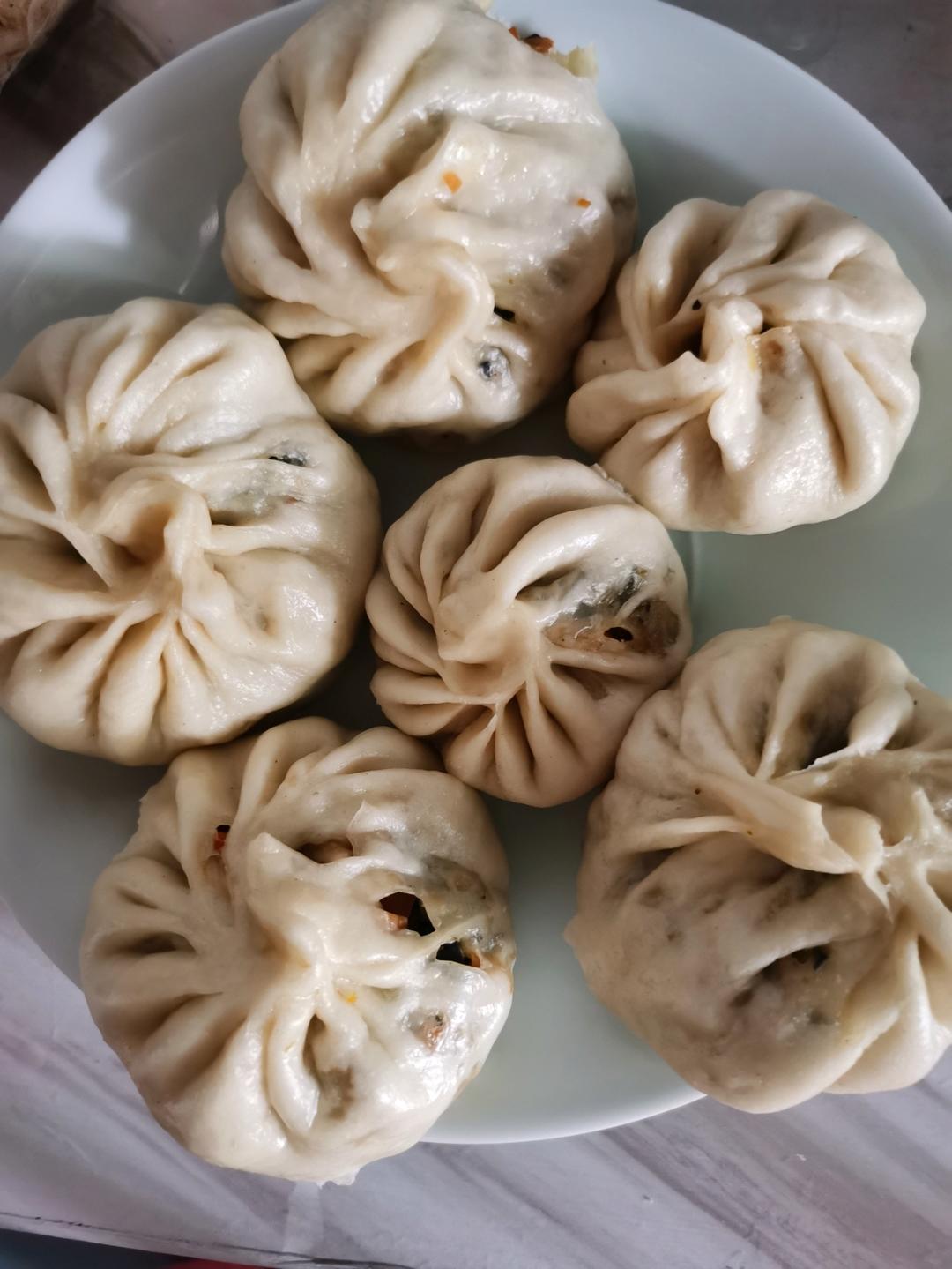 ♨️包子好吃的密码💯给肉都不换的胡萝卜木耳鸡蛋素馅包子