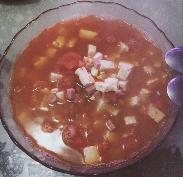 番茄豆腐汤