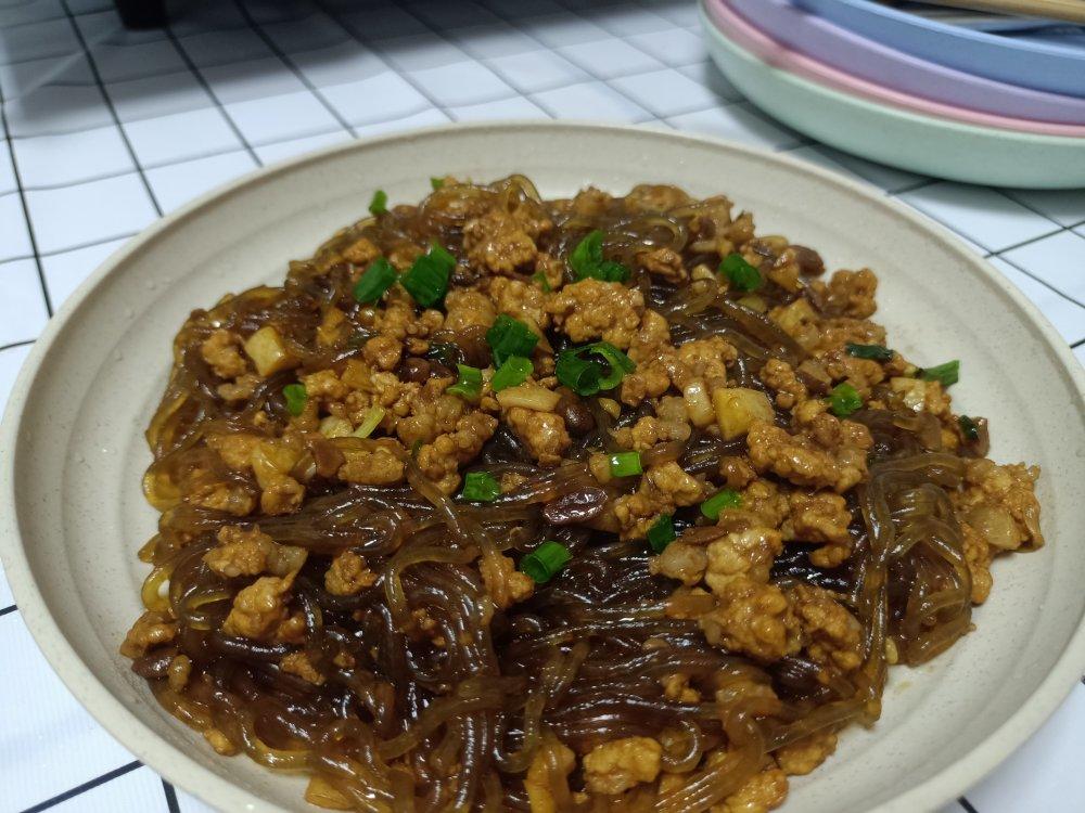 蚂蚁上树(肉末炒粉丝)超下饭‼️十分钟搞定