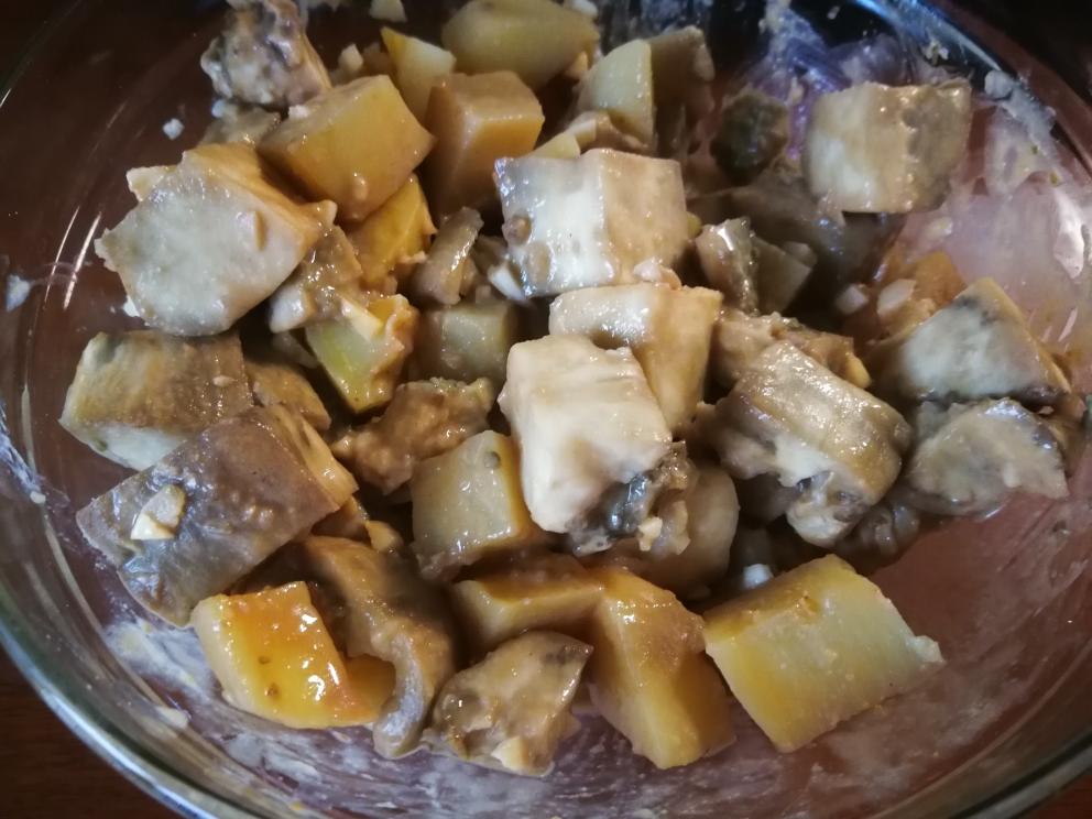 蒸茄子土豆豆角的做法