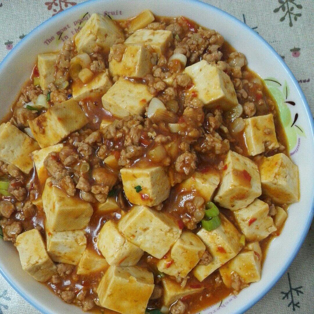 家常红烧肉末豆腐