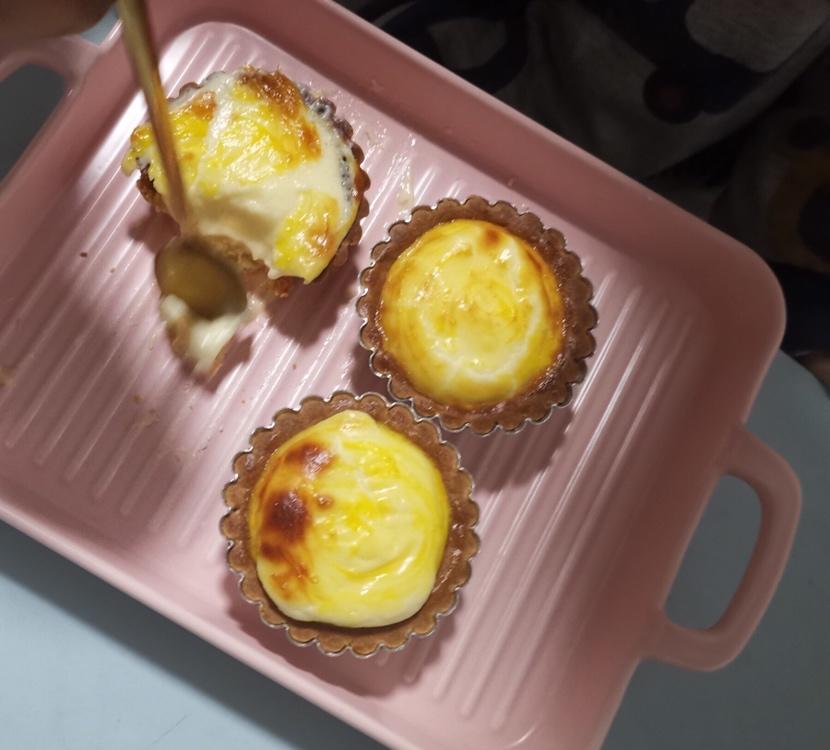 零失败自制❤️好吃到爆的乳酪流心挞‼️