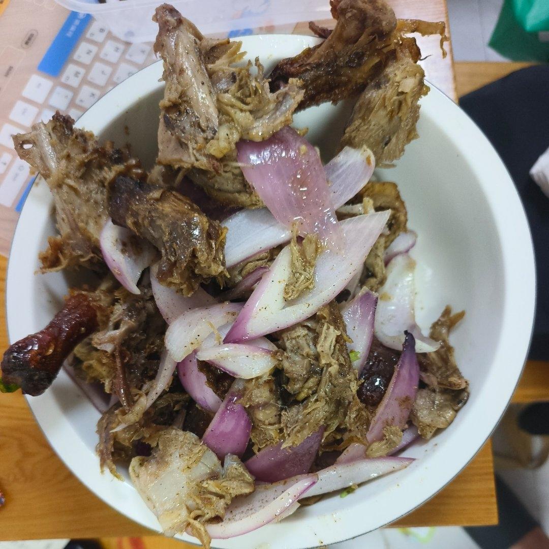 椒盐鸭架