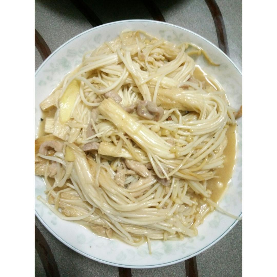 肉末金针菇