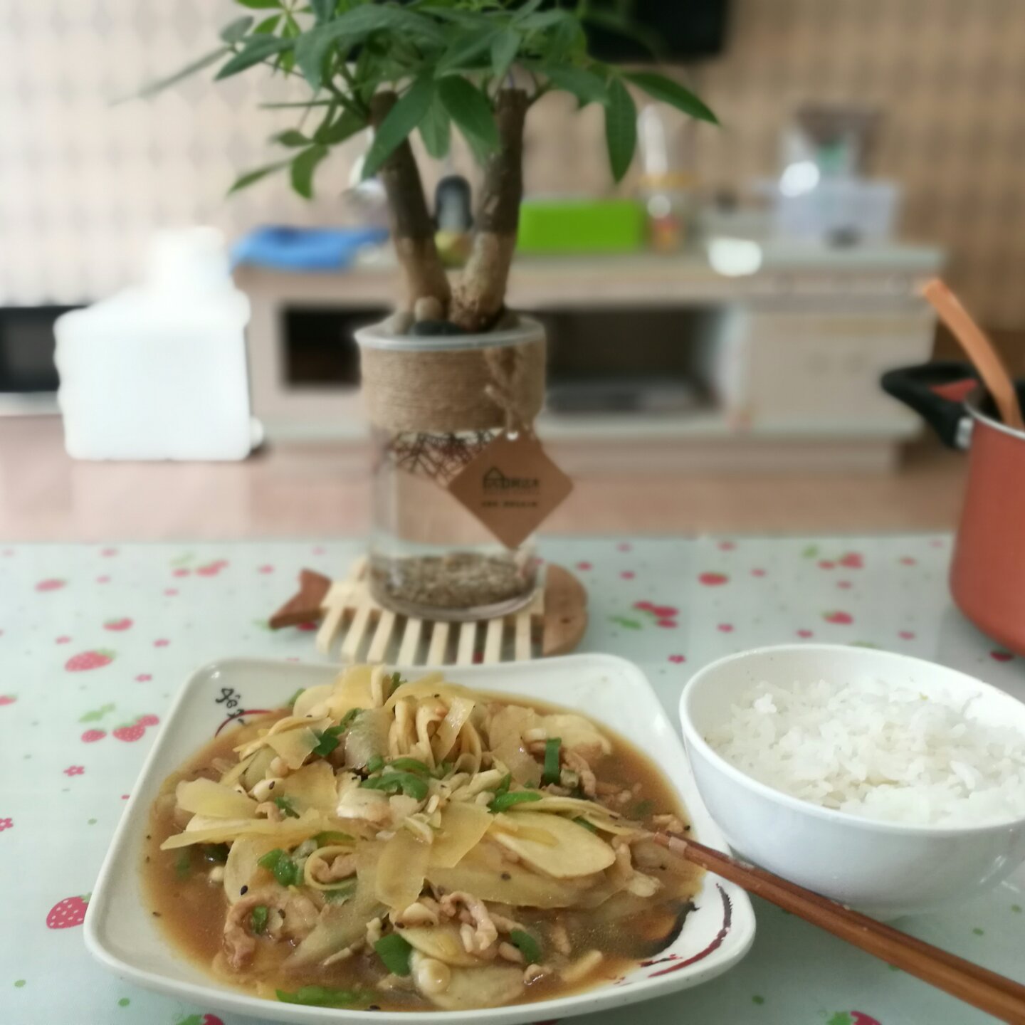 茭白肉丝