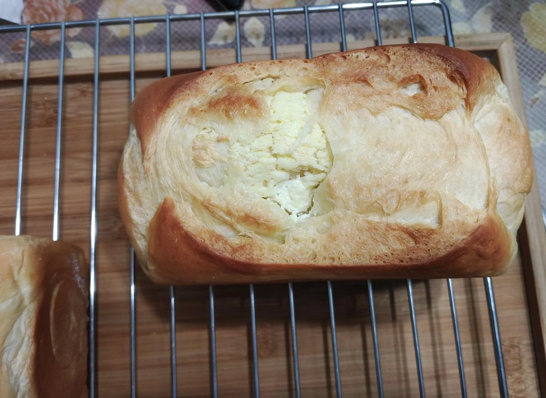 软嫩的乳酪吐司---风炉两层山形吐司同烤记录