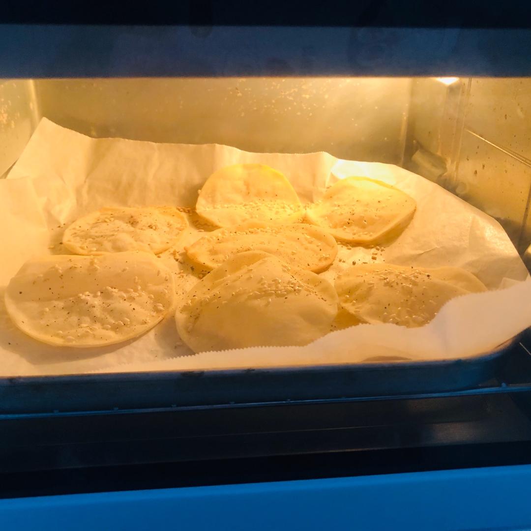 烤饺子皮