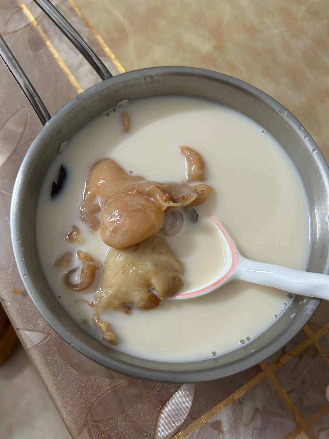 每天都想喝的🌸花胶陈皮炖奶🍮 【一点点点儿腥味都无】
