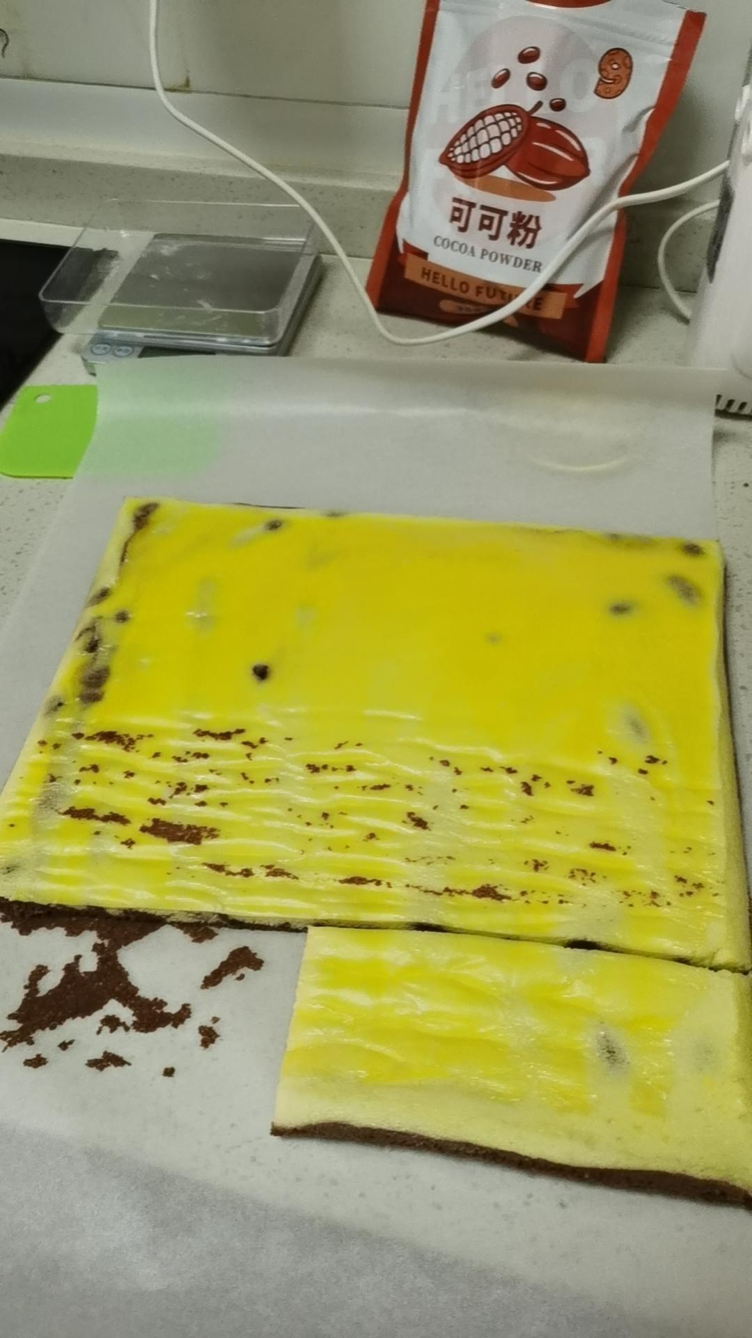 可可旋风蛋糕卷