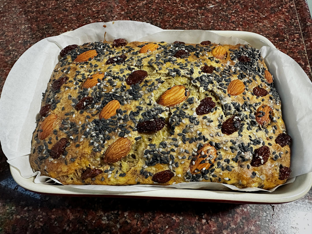 香蕉核桃蛋糕（低油少糖健康版）