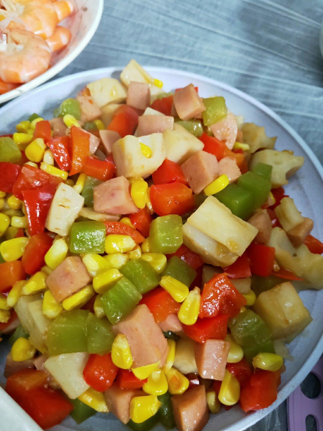 彩虹饭(蔬菜焖饭)