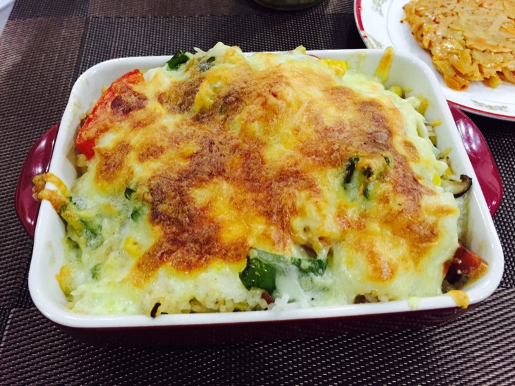 海鲜芝士焗饭