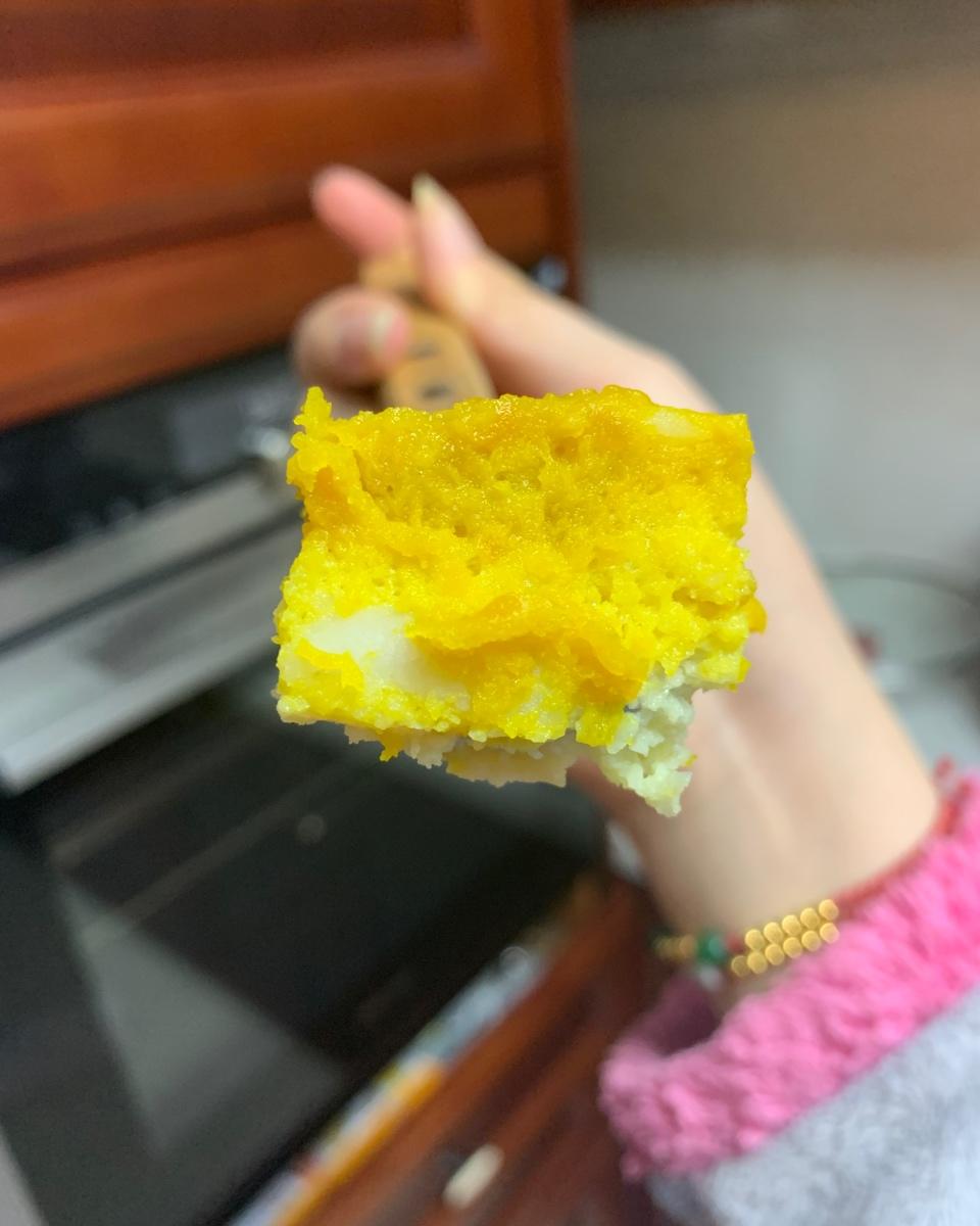 超级简单又好吃的南瓜山药夹心蒸糕