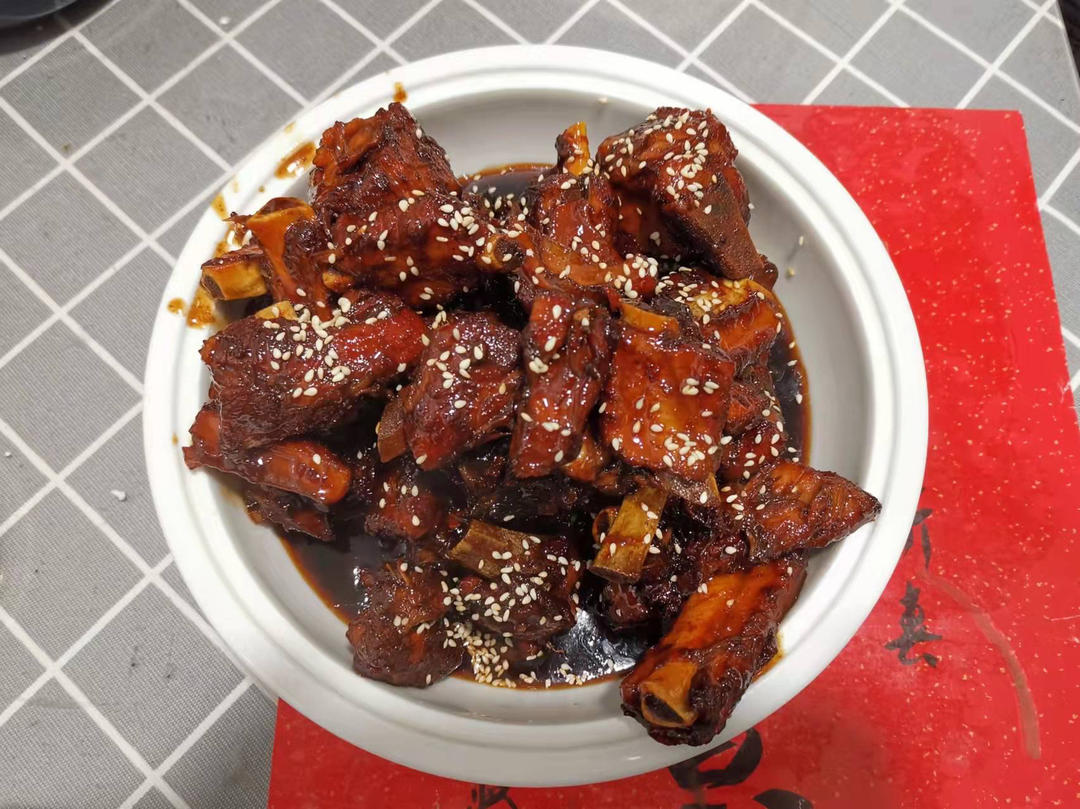 糖醋排骨/糖醋小排（不放油）（12345口诀做出正宗上海本帮）
