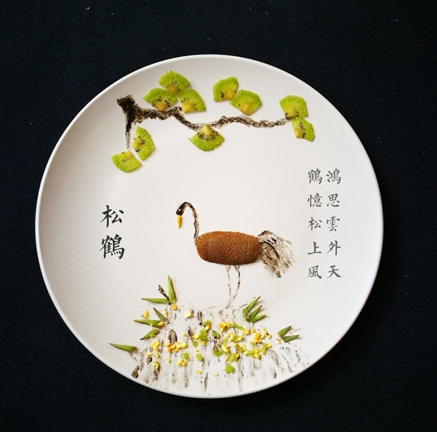 我的诗和远方🎸 (餐盘画、果蔬摆盘）