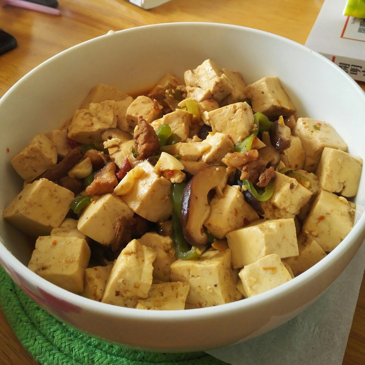 肉末香菇豆腐
