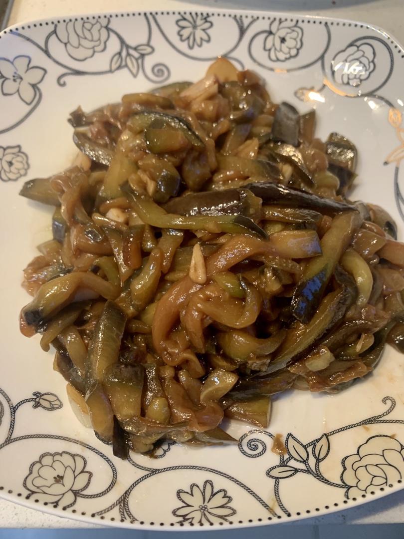 aprilasuknow做的炒茄子丝