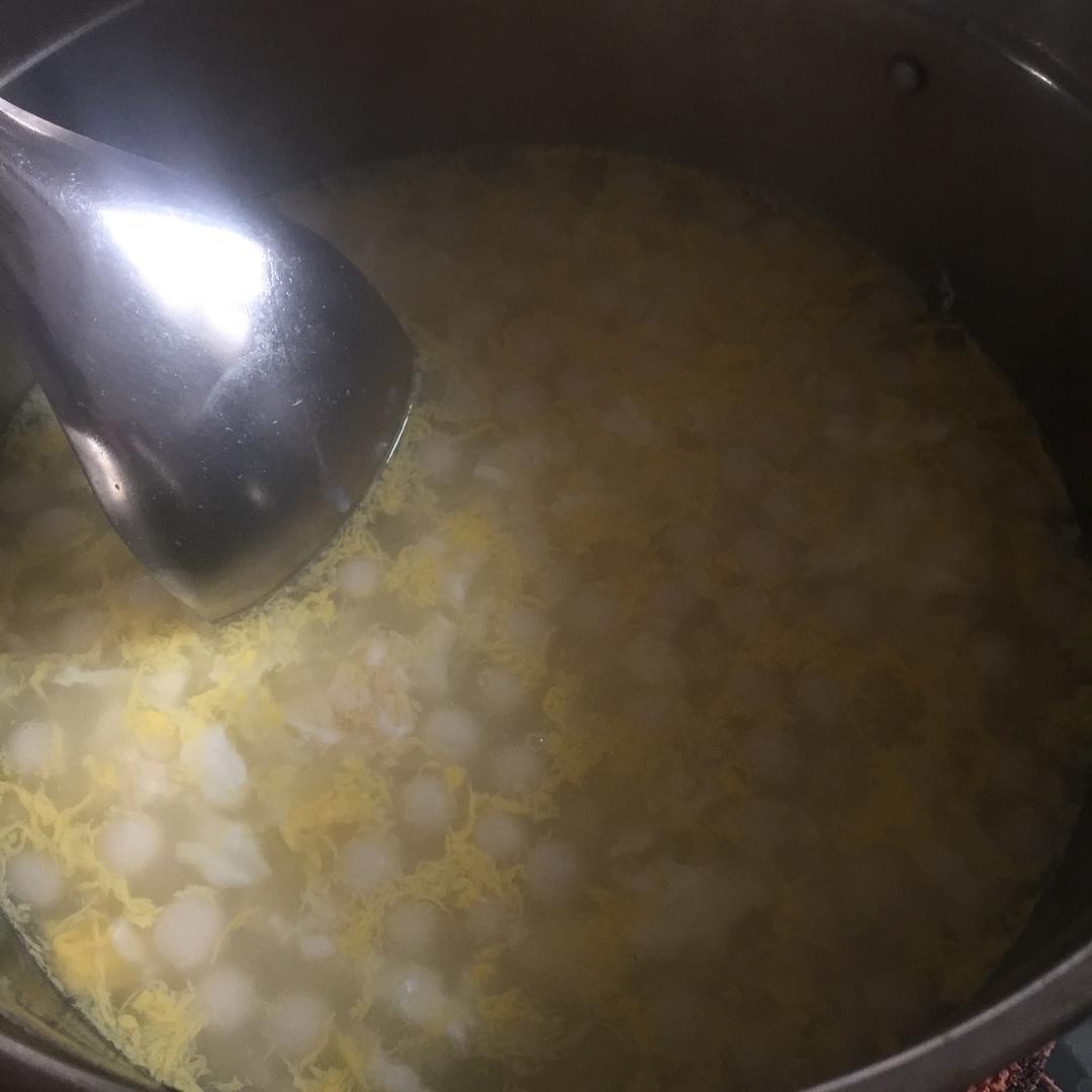 蛋花酒酿圆子