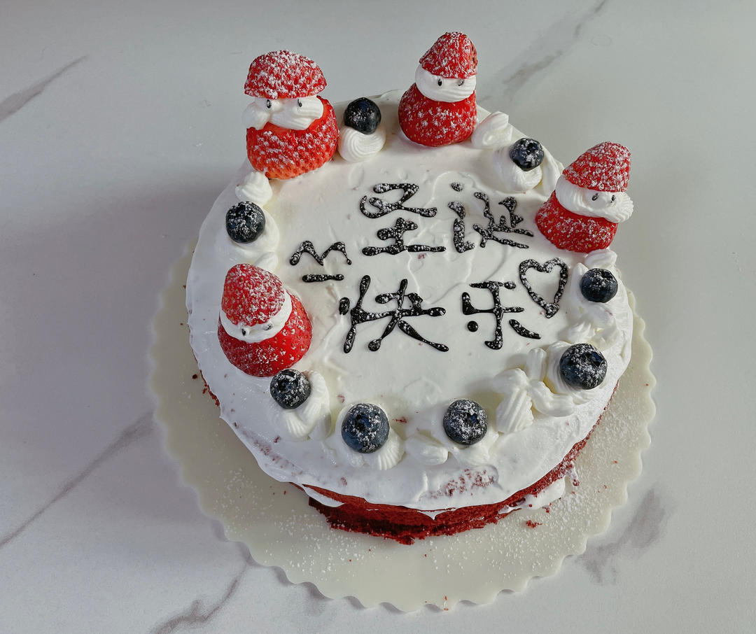 红丝绒戚风蛋糕胚（八寸）