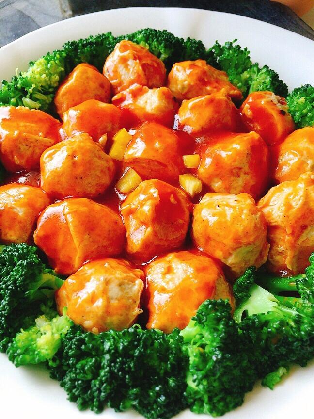 茄汁鸡肉丸的做法