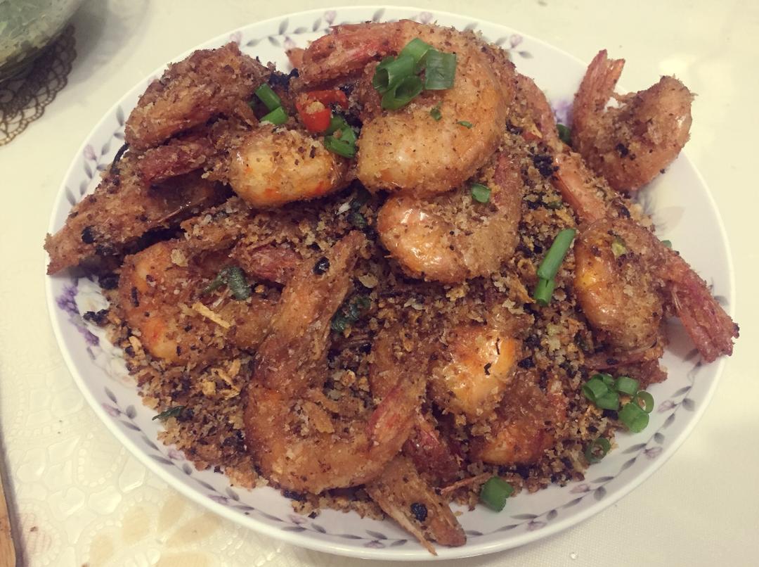 避风塘炒虾