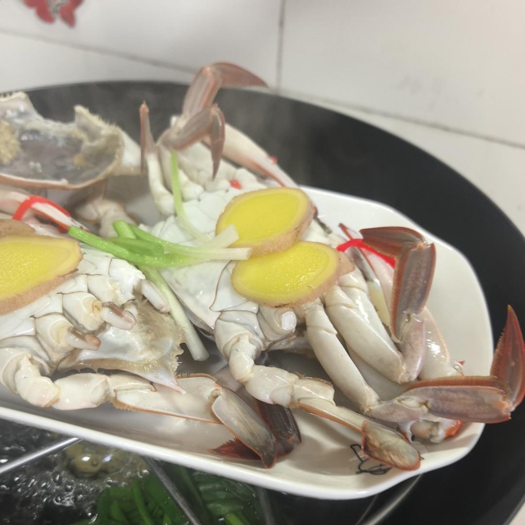 清蒸梭子蟹