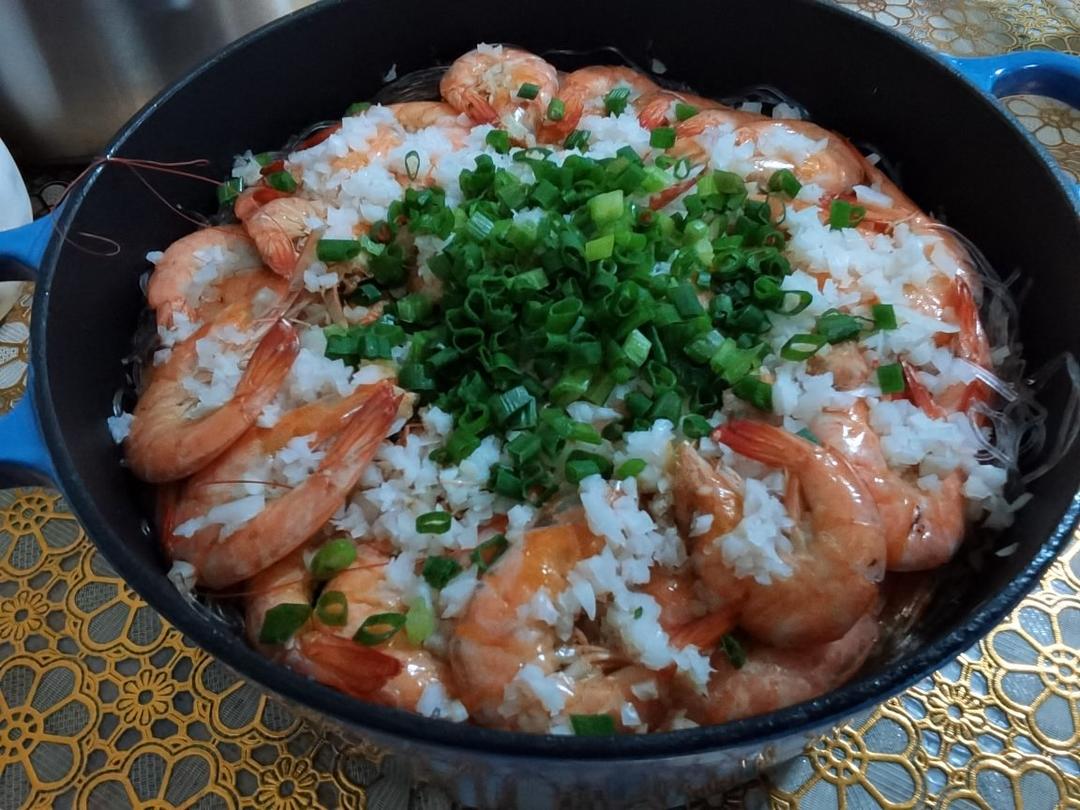 鲜虾粉丝煲