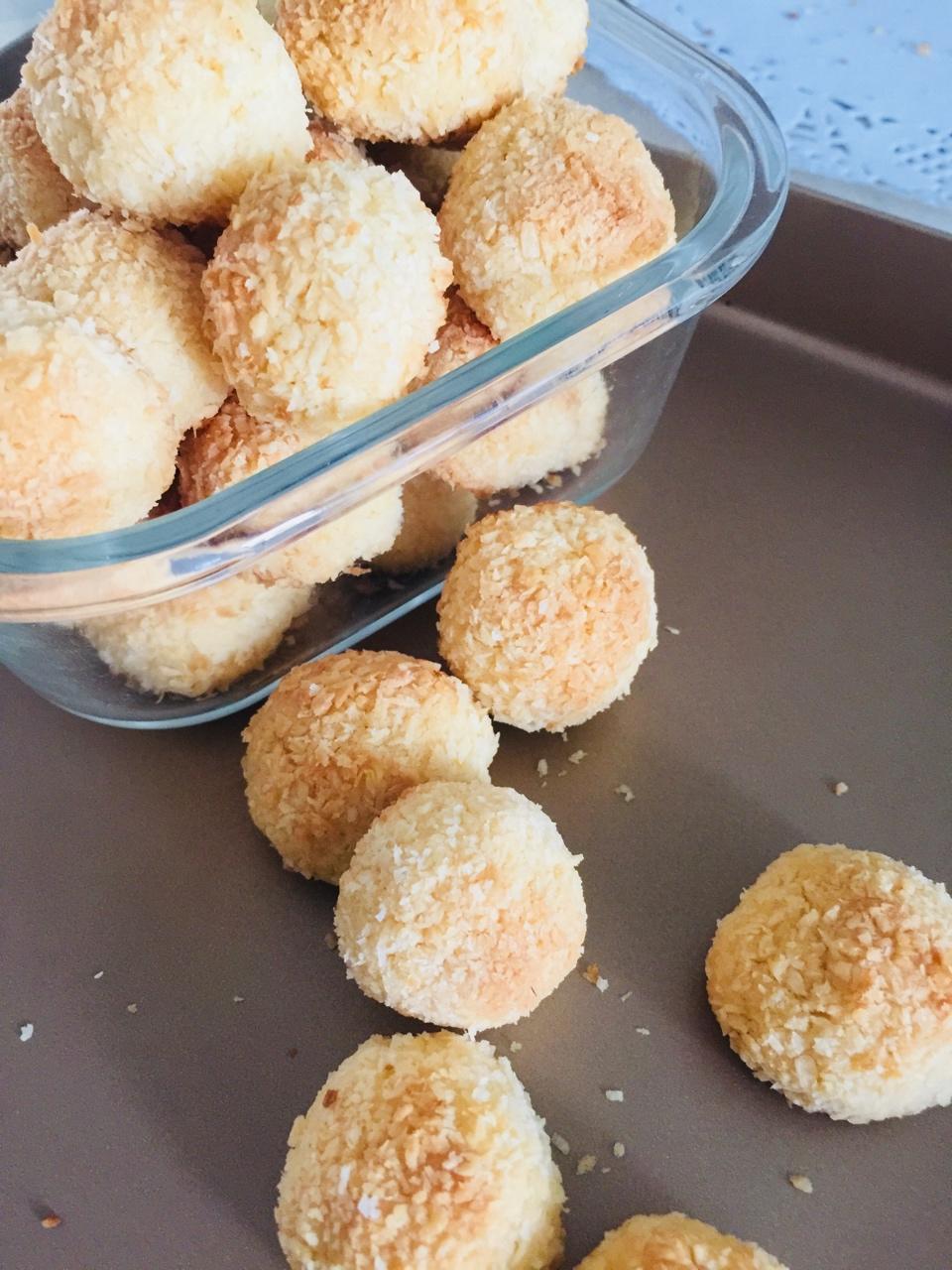 【视频】椰蓉小酥球（消耗蛋黄）童年美食