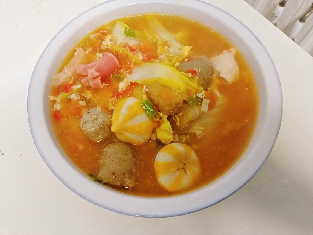 番茄白菜汤