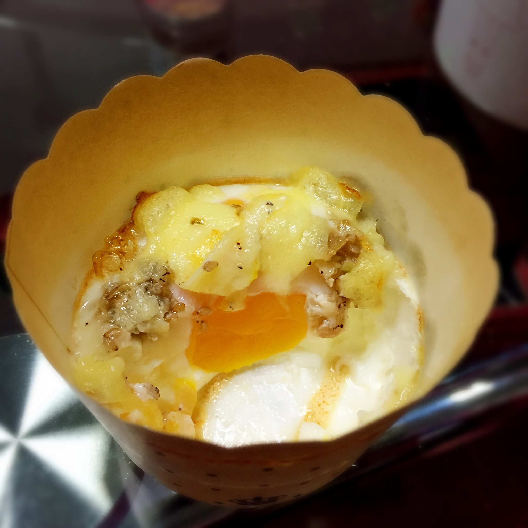 水母海月做的早餐鸡蛋杯