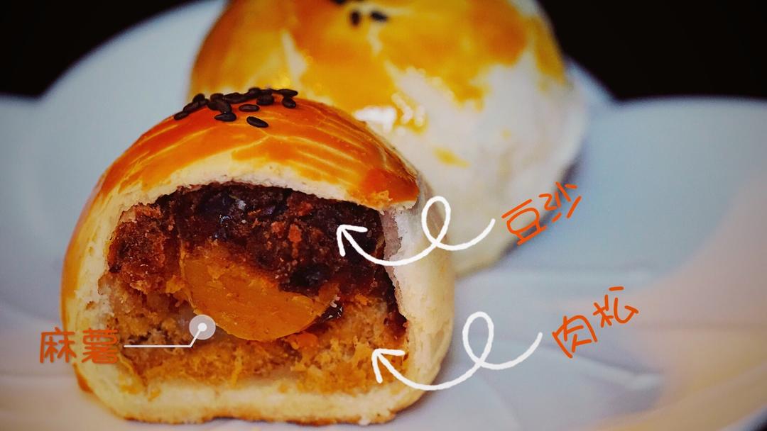 ㊙️网红麻薯肉松蛋黄酥🔥，好吃到爆‼️