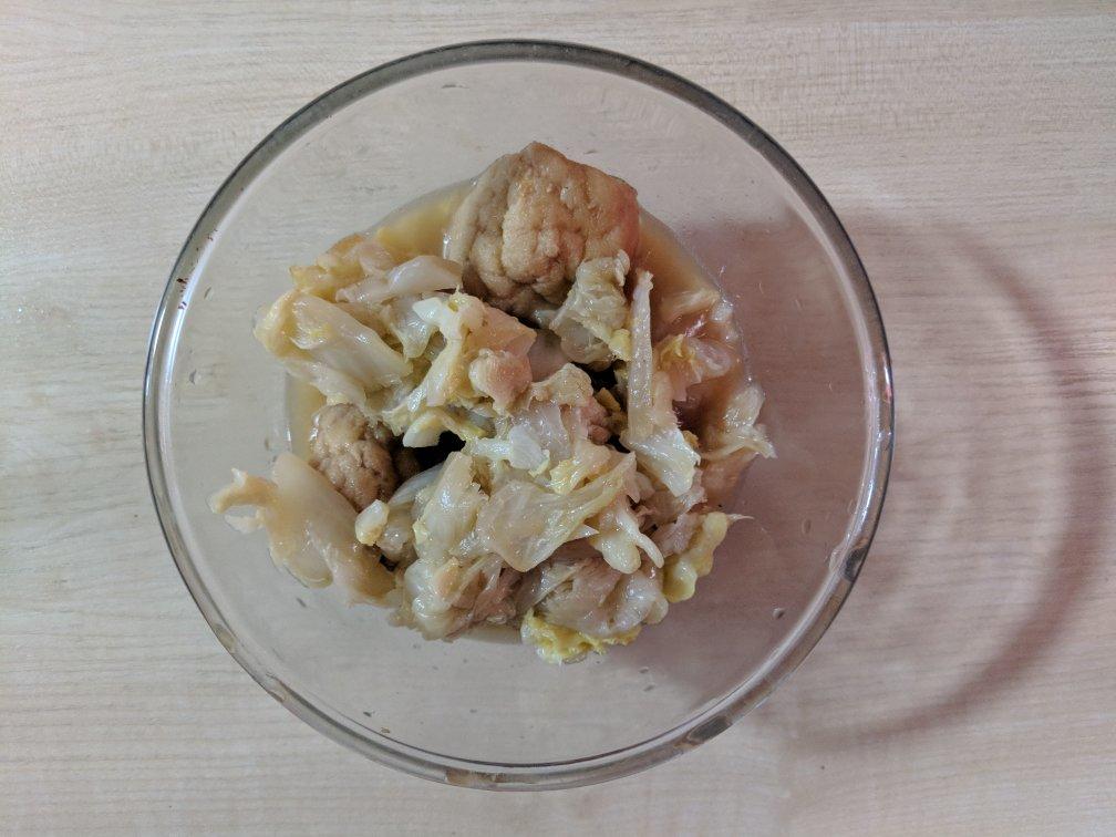 白菜焖豆泡