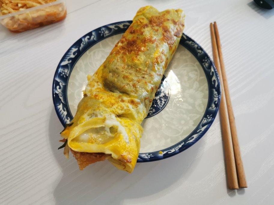 商业版~煎饼果子~简易脆片做法~秘制酱料~