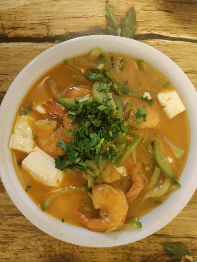 萝卜丝鲜虾汤
