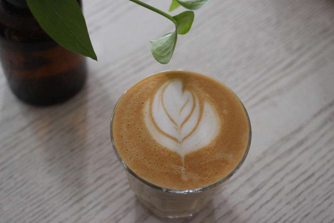 咖啡拉花记录（郁金香）含视频