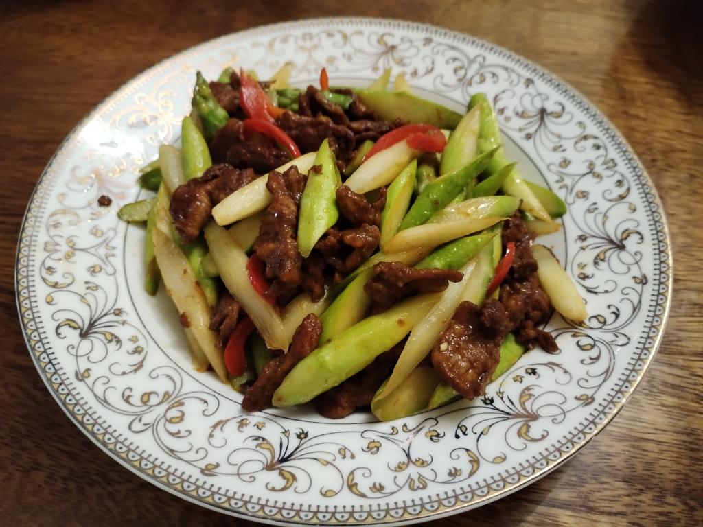 芦笋炒肉