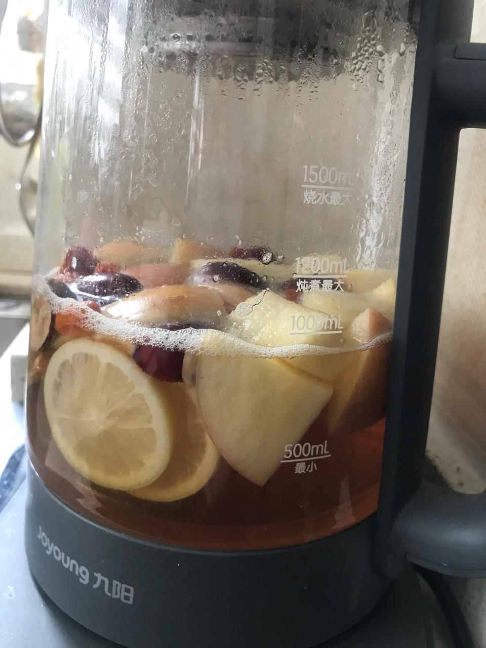 苹果柠檬美白减脂茶