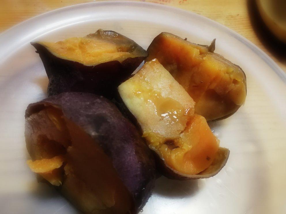 电饭煲烀白薯
