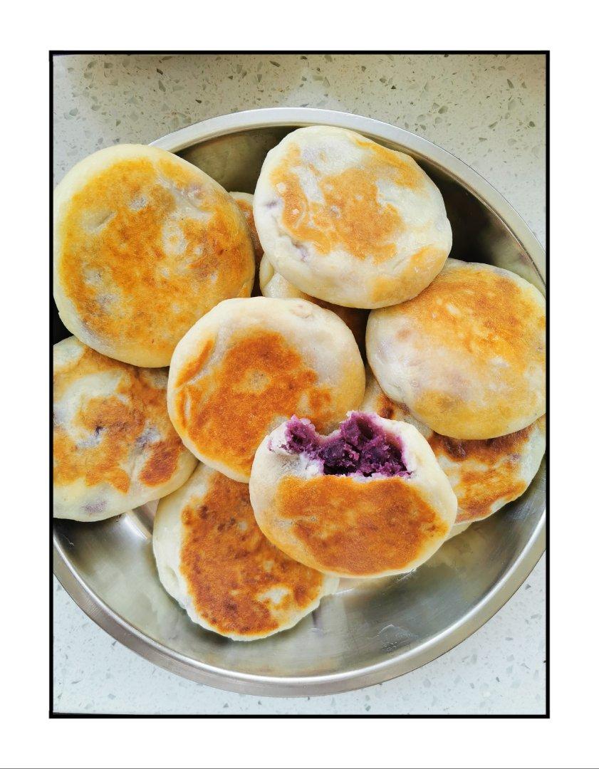 航母a做的山药紫薯饼