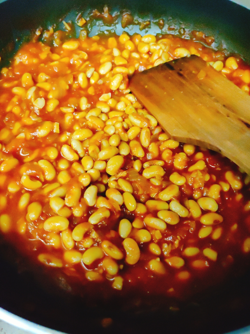 茄汁黄豆（百搭）的做法 步骤7