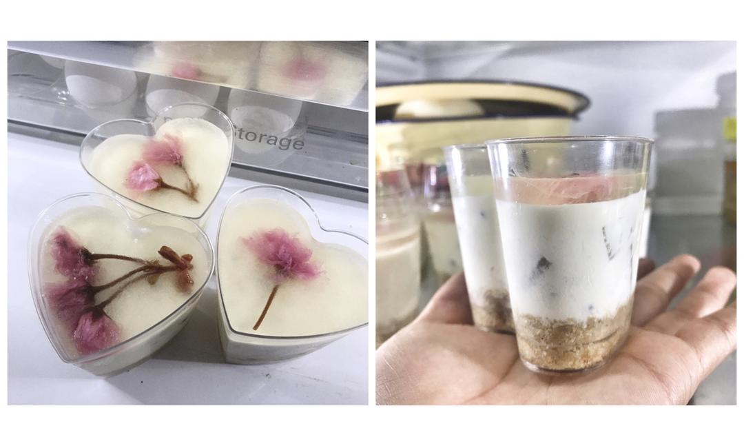 樱花酸奶慕斯杯