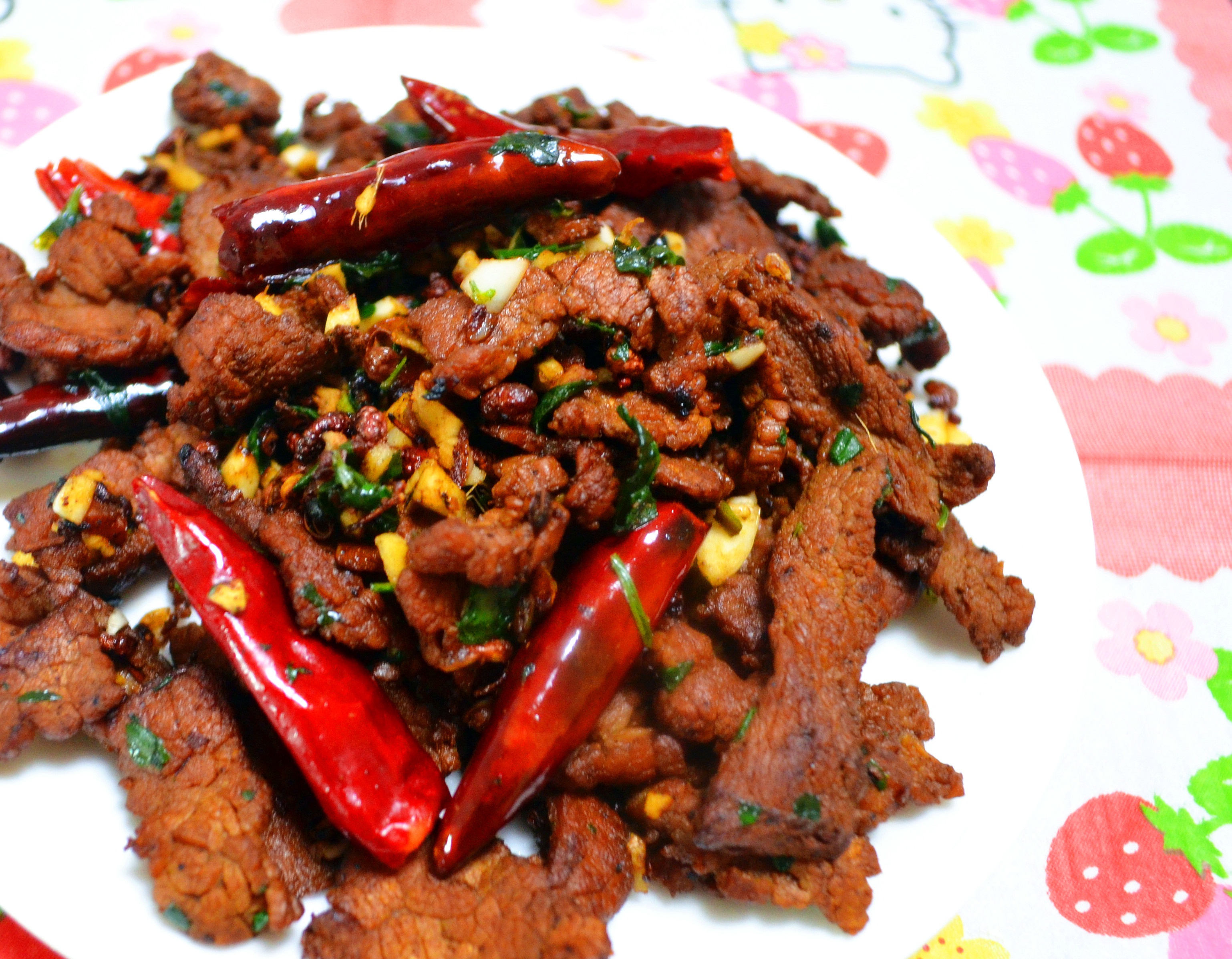 麻辣牛肉干
