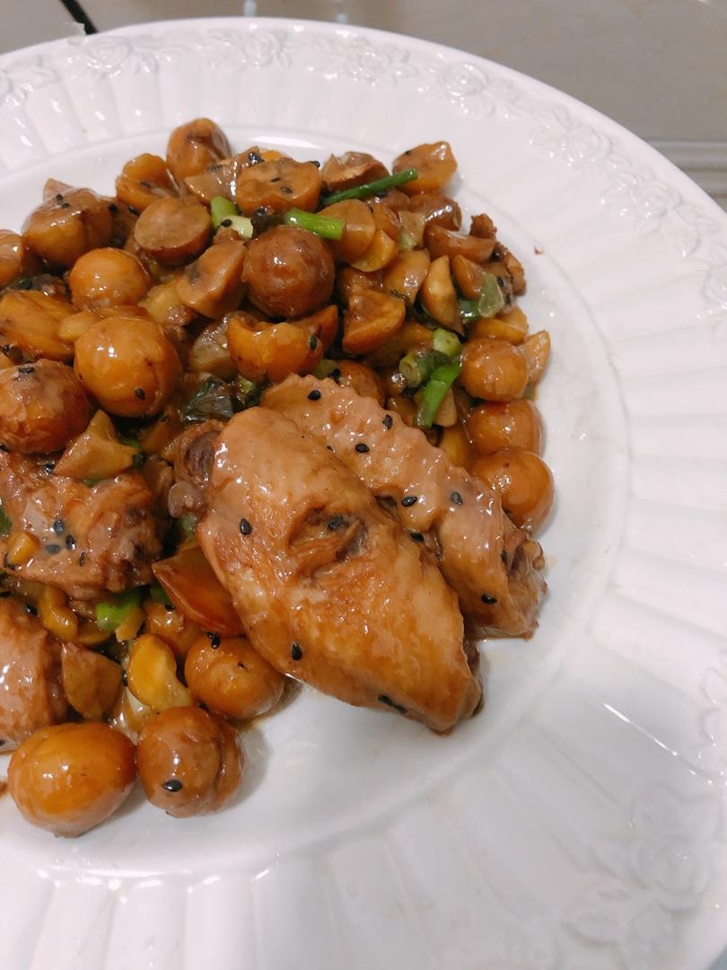 【栗子烧鸡】鸡肉都给你吃，栗子归我~